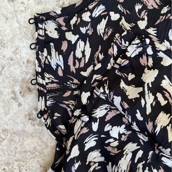 FREE PEOPLE x Initimately NWT Hang On Halter Printed Slip Dress, Black + White,L - Picture 6 of 15